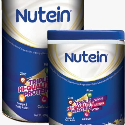 Nutein Triple Hi-Quality Protein Powder – High Protein Nutritional Supplement with Whey, Casein & Soya | Vanilla Flavour